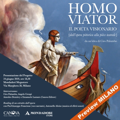 PREVIEWâ€¢HOMO VIATOR <br> IL POETA VISIONARIO <br> {Dall